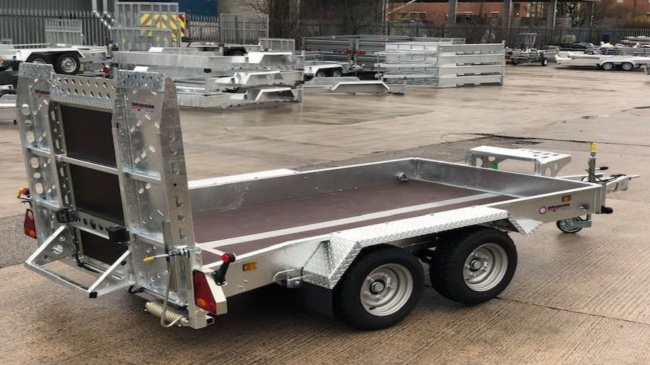 remorque porte engins indespension ad35105bts ptac 3 5t