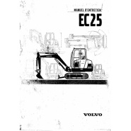 Manuel utilisateur VOLVO EC25