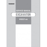 Service manual YANMAR Vio57-6A ANGLAIS