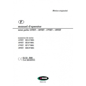 manuel utilisateur ihi imer 15vxt  16vxt - 17vxt  19vxt 507230567
