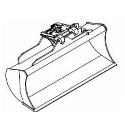 Godet de curage inclinable 800mm marque KLAC system modèle C