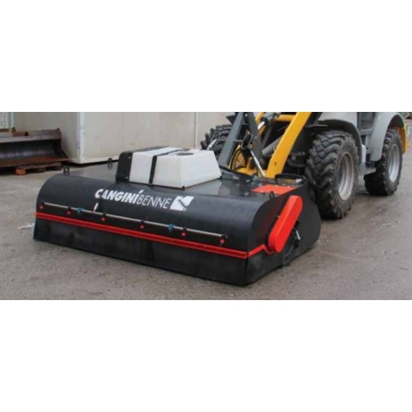 Benne Balayeuse SPZ1400 pour chargeurs, tracto-pelles, télescopiques.