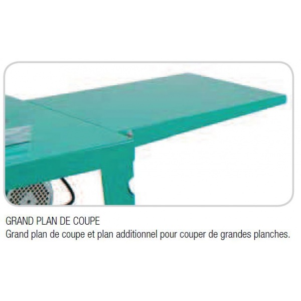 grand plan coupe scie bois imer h110