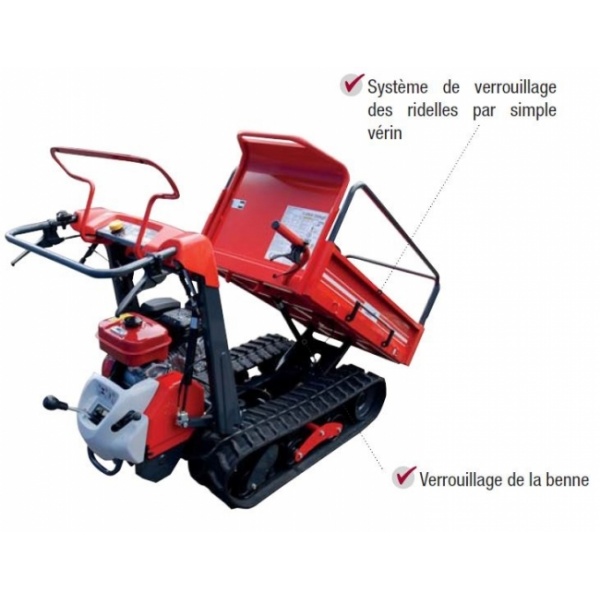 mini-transporteur imer cc 350 brouette chenille