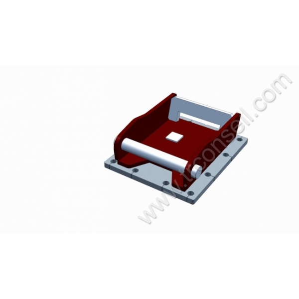 Platine BRH à Boulonner MBI AR15 pour mini pelle 1200-1800Kgs