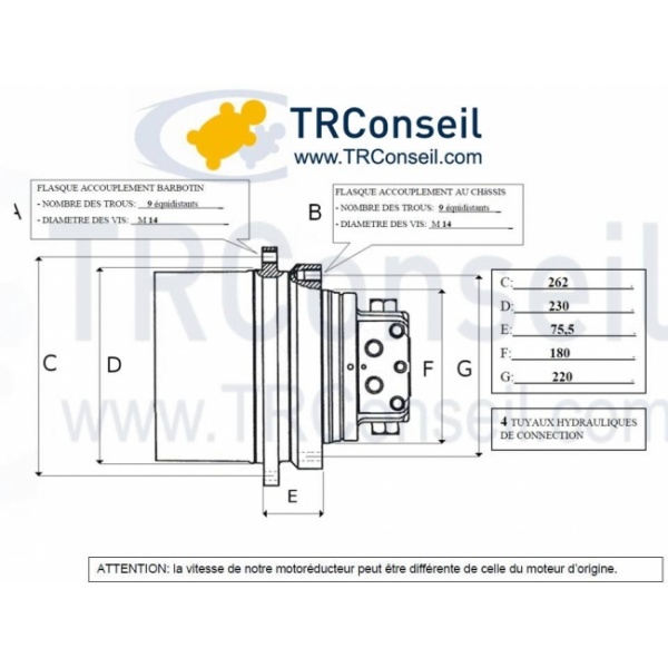 reducteur_daewoo_doosan_solar_55vplus