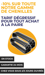 Chenilles caoutchouc TR Conseil