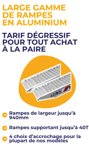 Rampes aluminium de chargement 